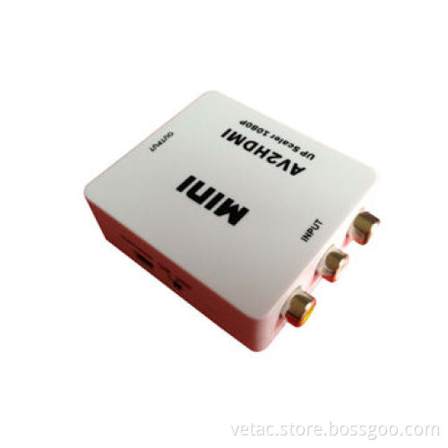 Mini AV to HDMI Converter, Supports 1080p or 720p
